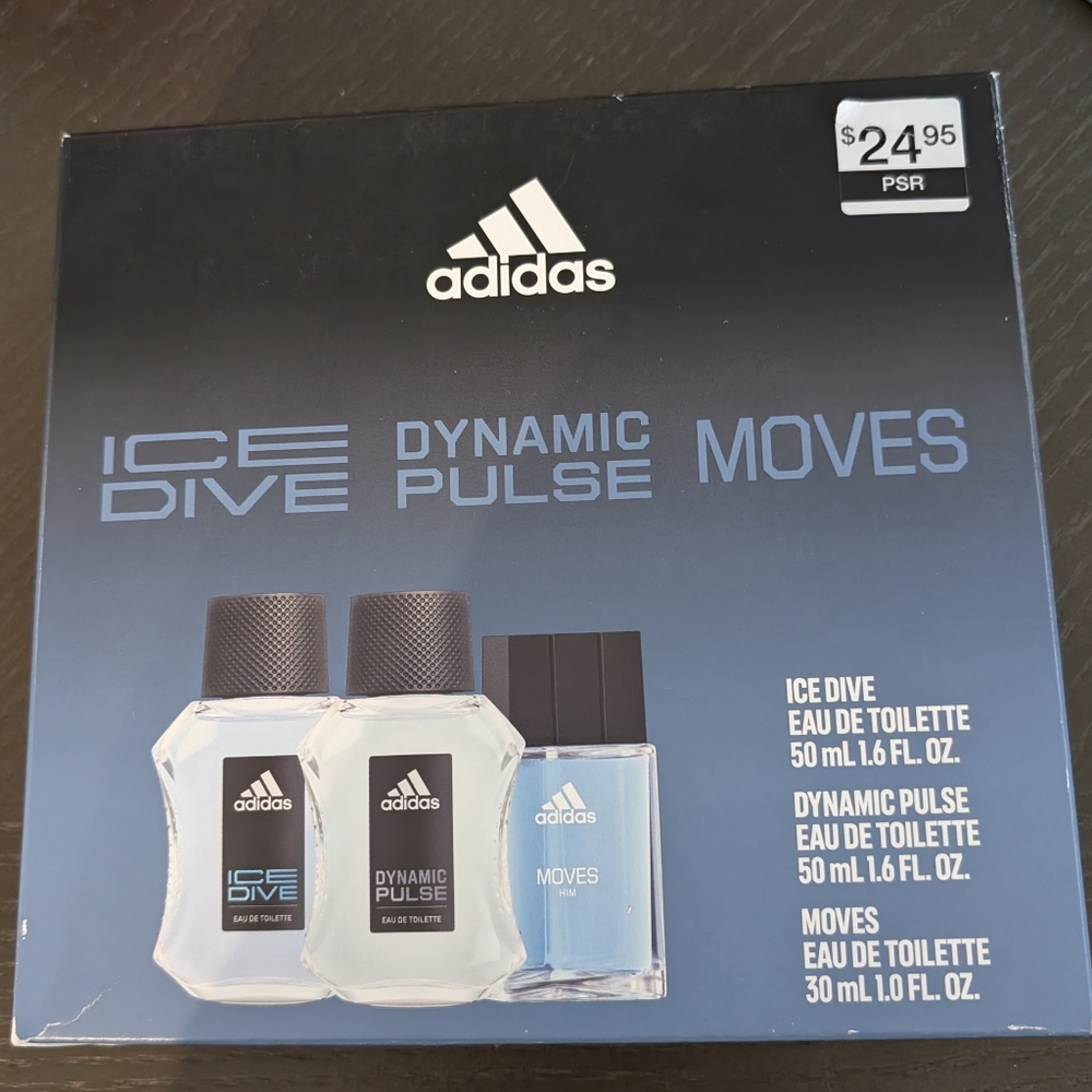 Adidas Ice Dive Dynamic Pulse Moves Fragrance Set